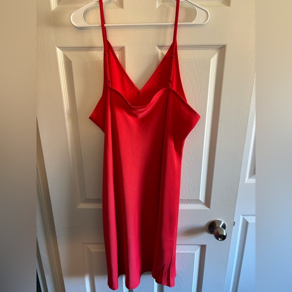 Red Slip Dress - Picture 2 of 3